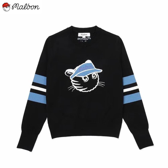 malbon 2종 여성 긴팔 맨투맨 티셔츠